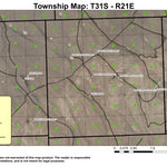 Super See Services West Waterhole T31S R21E Township Map digital map