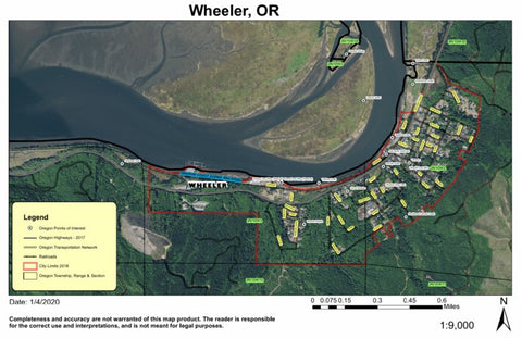 Super See Services Wheeler, Oregon digital map