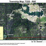 Super See Services Wickiup Reservoir T22S R8E Township Map digital map