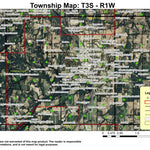 Super See Services Wilsonville T3S R1W Township Map digital map