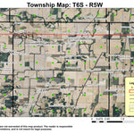 Super See Services Winch T6S R5W Township Map digital map