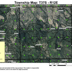Super See Services Yainax Butte T37S R12E Township Map digital map