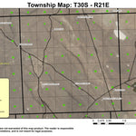 Super See Services ZX T30S R21E Township Map digital map