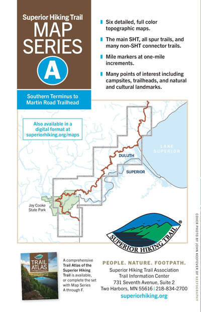 Superior Hiking Trail Association Map Series A: Superior Hiking Trail bundle