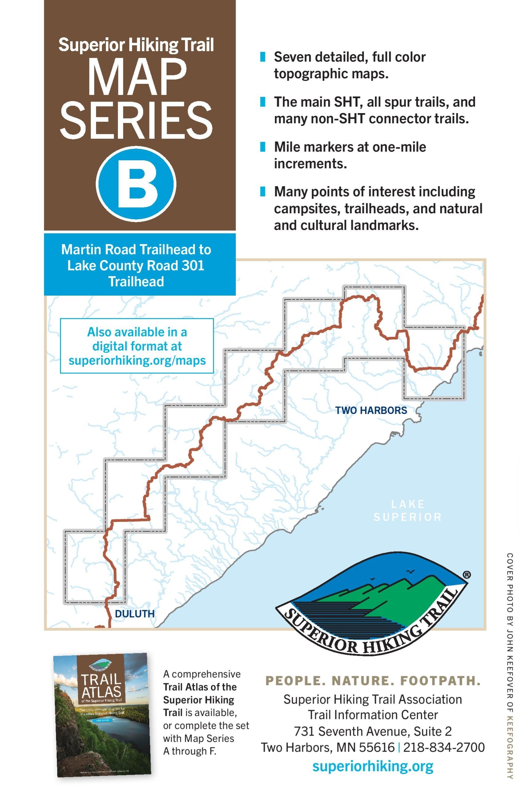 Superior hiking cheap trail map