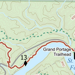 SHT Map A-2: Jay Cooke State Park Preview 3