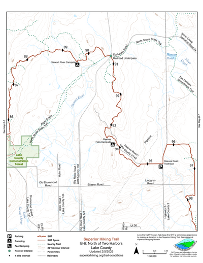 SHT Map B-6: North of Two Harbors Preview 1