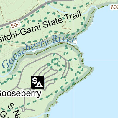 Superior Hiking Trail Association SHT Map C-3: Gooseberry Falls State Park bundle exclusive