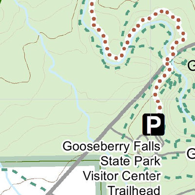 Superior Hiking Trail Association SHT Map C-3: Gooseberry Falls State Park bundle exclusive