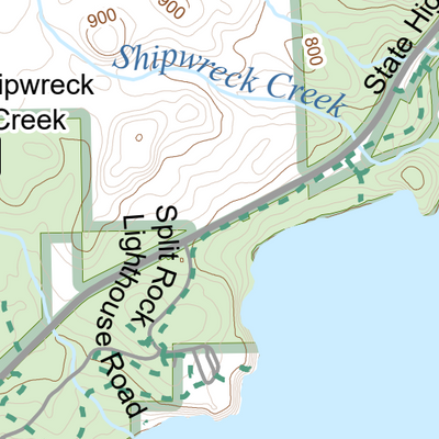 SHT Map C-4: Split Rock Lighthouse State Park Preview 3