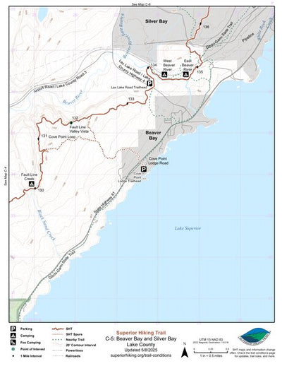 SHT Map C-5: Beaver Bay and Silver Bay Preview 1