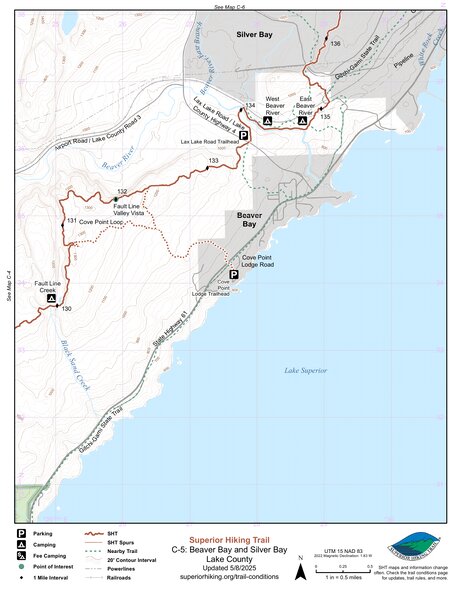 SHT Map C-5: Beaver Bay and Silver Bay Preview 1