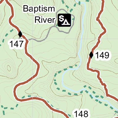 Superior Hiking Trail Association SHT Map C-7: Tettegouche State Park East bundle exclusive