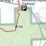 Superior Hiking Trail Association SHT Map D-1: Tettegouche and Wolf Ridge bundle exclusive