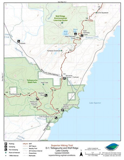SHT Map D-1: Tettegouche and Wolf Ridge Preview 1