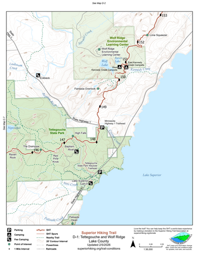 SHT Map D-1: Tettegouche and Wolf Ridge Preview 1
