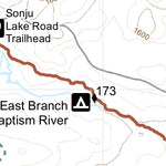 Superior Hiking Trail Association SHT Map D-3: Sonju Lake bundle exclusive