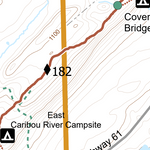 SHT Map D-5: Caribou River and Sugarloaf Pond Preview 2