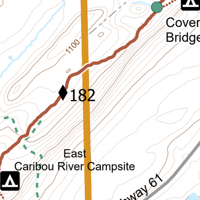 SHT Map D-5: Caribou River and Sugarloaf Pond Preview 2