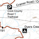 Superior Hiking Trail Association SHT Map D-6: Dyers Creek bundle exclusive