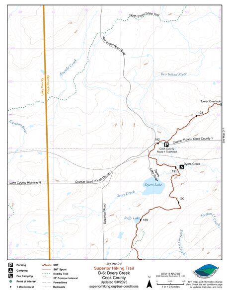 SHT Map D-6: Dyers Creek Preview 1