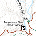 Superior Hiking Trail Association SHT Map D-7: Temperance River State Park bundle exclusive