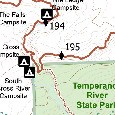 SHT Map D-7: Temperance River State Park Preview 2