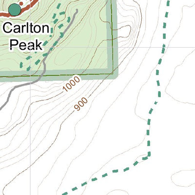 Superior Hiking Trail Association SHT Map E-1: Carlton and Britton Peaks bundle exclusive