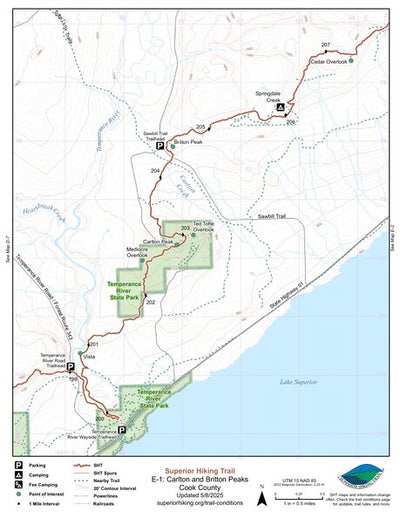SHT Map E-1: Carlton and Britton Peaks Preview 1