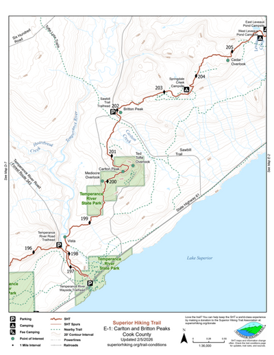 SHT Map E-1: Carlton and Britton Peaks Preview 1