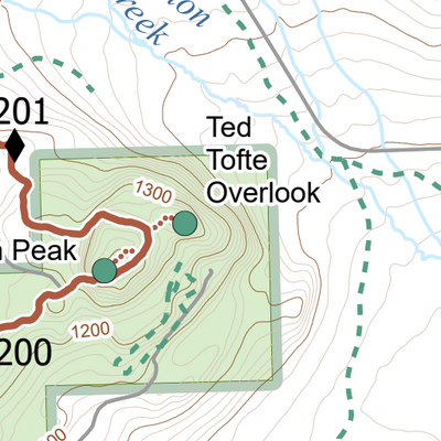 SHT Map E-1: Carlton and Britton Peaks Preview 2