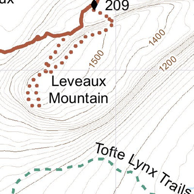 SHT Map E-2: Leveaux Mountain to Lutsen Preview 3