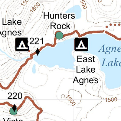 Superior Hiking Trail Association SHT Map E-3: Agnes Lake bundle exclusive