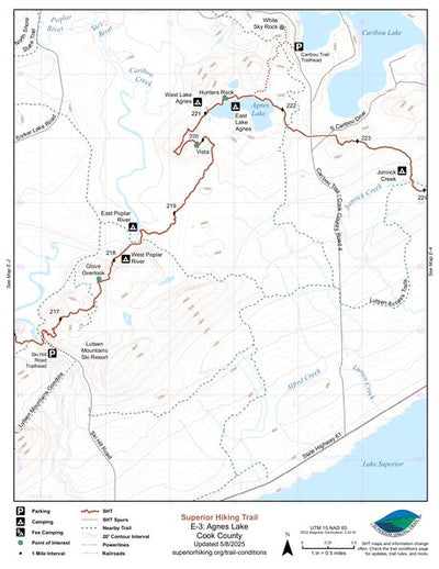 SHT Map E-3: Agnes Lake Preview 1