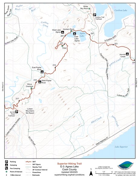 SHT Map E-3: Agnes Lake Preview 1