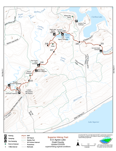 SHT Map E-3: Agnes Lake Preview 1