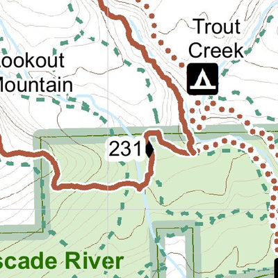 Superior Hiking Trail Association SHT Map E-5: Cascade River State Park bundle exclusive