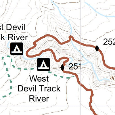 SHT Map F-1: Grand Marais and Devil Track River Preview 3