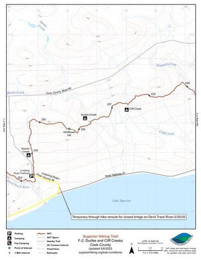 SHT Map F-2: Durfee and Cliff Creeks Preview 1