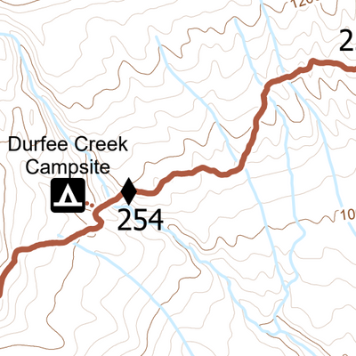 SHT Map F-2: Durfee and Cliff Creeks Preview 2