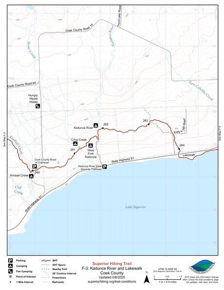 SHT Map F-3: Kadunce River and Lakewalk Preview 1