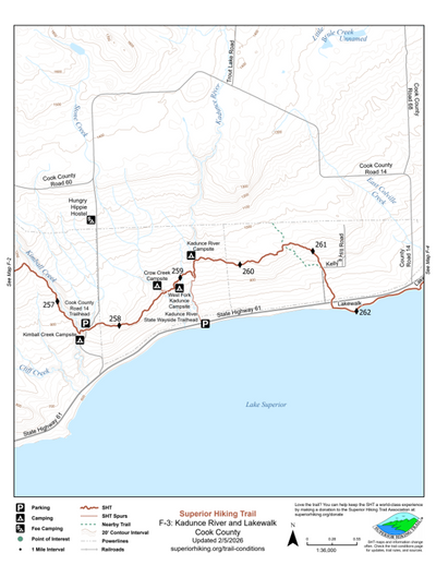 SHT Map F-3: Kadunce River and Lakewalk Preview 1