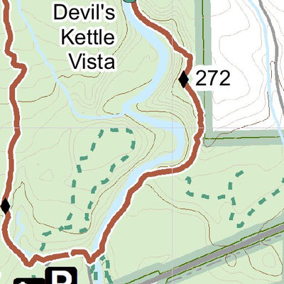 Superior Hiking Trail Association SHT Map F-4: Brule River bundle exclusive