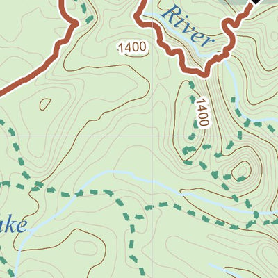 Superior Hiking Trail Association Superior Hiking Trail Map D-4: George Crosby Manitou State Park bundle exclusive