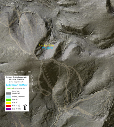 Better Slope Ski Maps - DISCOVERY BASIN (imagery/terrain) Preview 1