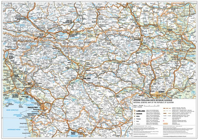 Surveying and Mapping Authority of the Republic of Slovenia Slovenia 1:750,000 digital map