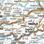 Surveying and Mapping Authority of the Republic of Slovenia Slovenia 1:750,000 digital map