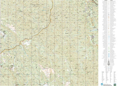 Surveying and Mapping Authority of the Republic of Slovenia Snežnik (T505501AH) digital map