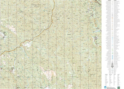 Surveying and Mapping Authority of the Republic of Slovenia Snežnik (T505501AH) digital map