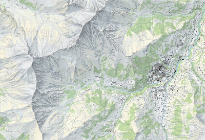 SwissTopo Adelboden 1, 1:10,000 digital map